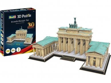 Revell - 3D Puzzle Brandenburger Tor-30th Anniversary German Reunion, 00209