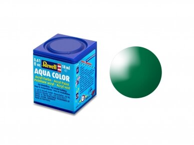 Revell - Aqua Color, Emerald Green, Gloss, 18ml, 61