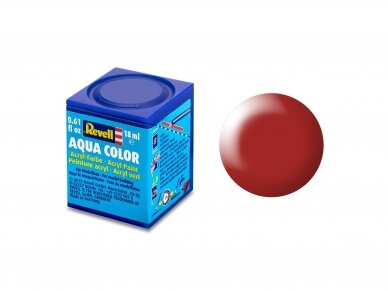 Revell - Aqua Color, Fiery Red, Silk, 18ml, 330