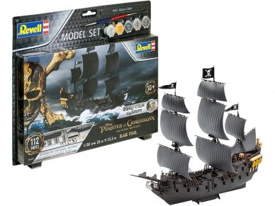 Revell - Black Pearl (easy-click) dovanų komplektas, 1/150, 65499