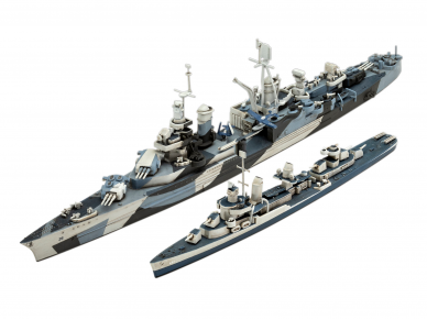 Revell - Pacific Warriors USS Fletcher & USS Indianapolis dovanų komplektas, 1/700, 05644 2