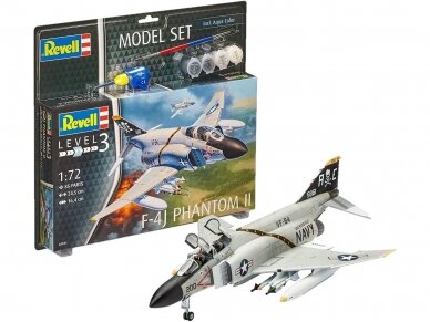 Revell - F-4J Phantom II подарочный набор, 1/72, 63941