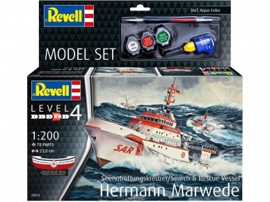 Revell - Seenotkreuzer "Hermann Marwede" dāvanu komplekts, 1/96, 65812 1