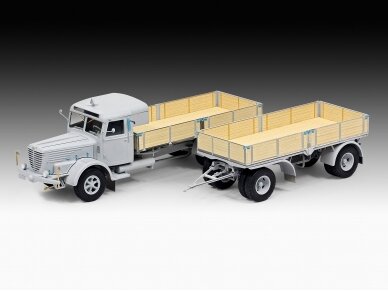 Revell - Büssing 8000 S 13 & Trailer Platinum Edition, 1/24, 07580 3