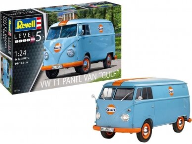 Revell - Volkswagen T1 panel van (Gulf Decoration), 1/24, 07726