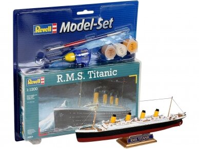 Revell - R.M.S. Titanic dāvanu komplekts, 1/1200, 65804