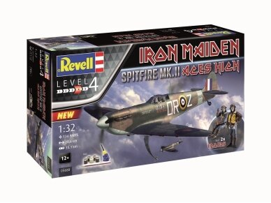 Revell - Spitfire Mk.II Aces High 35th Anniversary Iron Maiden dovanų komplektas, 1/32, 05688 1