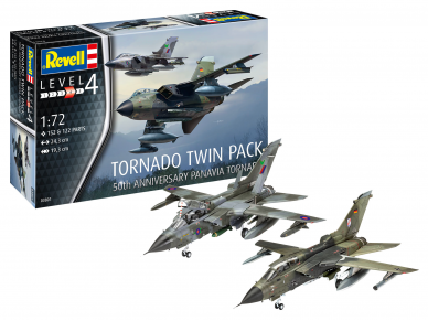 Revell - Tornado Twin Pack 50th Anniversary Panavia Tornado, 1/72, 03801