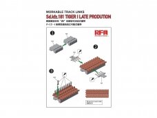 Rye Field Model - Workable Track Links For Tiger Late prod., 1/35, 5017