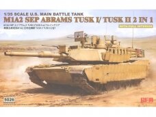 Rye Field Model - M1A2 SEP Abrams TUSK I /TUSK II with full interior, 1/35, RFM-5026