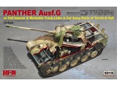 Rye Field Model - Panther Ausf.G with Full Interior & Cut Away Parts, 1/35, RFM-5019