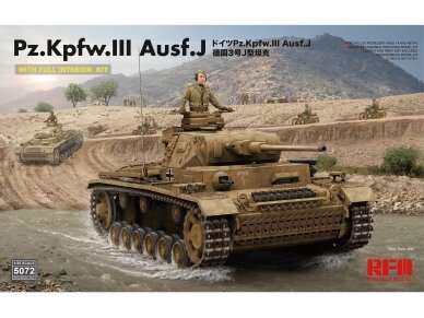 Rye Field Model - Pz.Kpfw.III Ausf. J Full Interior Kit, 1/35, RFM-5072