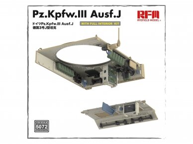 Rye Field Model - Pz.Kpfw.III Ausf. J Full Interior Kit, 1/35, RFM-5072 3