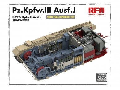 Rye Field Model - Pz.Kpfw.III Ausf. J Full Interior Kit, 1/35, RFM-5072 5