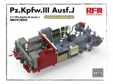 Rye Field Model - Pz.Kpfw.III Ausf. J Full Interior Kit, 1/35, RFM-5072 6