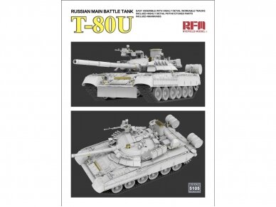 Rye Field Model - T-80U Russian Main Battle Tank, 1/35, RFM-5105 2