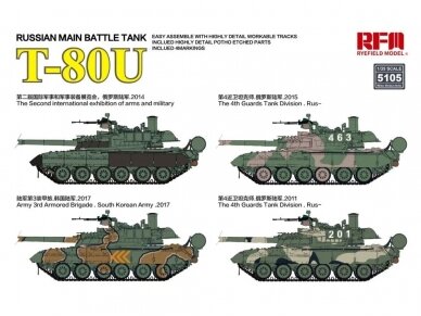 Rye Field Model - T-80U Russian Main Battle Tank, 1/35, RFM-5105 18