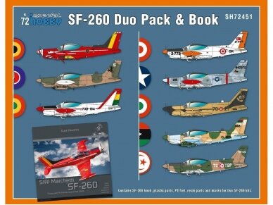 Special Hobby - SIAI-Marchetti SF-260 Duo Pack & Book — Limited Edition, 1/72, 72451