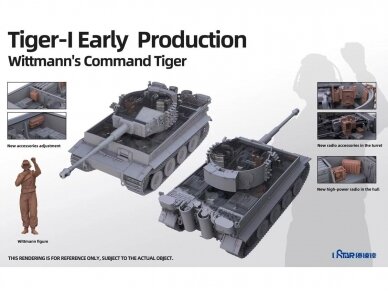 Suyata - Tiger I Early Production w/Full Interior `Wittmann`s Command Tiger`, 1/48, NO004 3