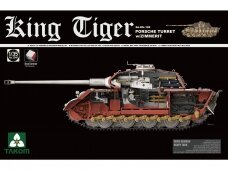 Takom - King Tiger Sd.Kfz.182 Porsche Turret w/Zimmerit, 1/35, 2046