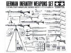 Tamiya - German Infantry Weapons Set, 1/35, 35111