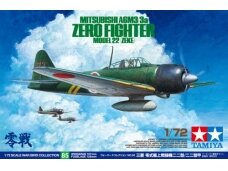 Tamiya - Mitsubishi A6M3/3a Zero Fighter Model 22 (Zeke), 1/72, 60785