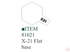 Tamiya - X-21 Flat base, 10ml