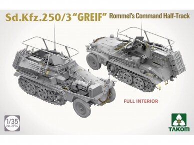 Takom - Sd.Kfz.250/3 “GREIF” Rommel’s Command Half-Track, 1/35, 2194 2