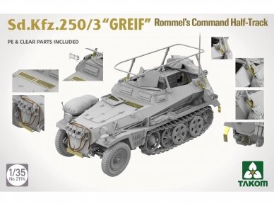 Takom - Sd.Kfz.250/3 “GREIF” Rommel’s Command Half-Track, 1/35, 2194 3