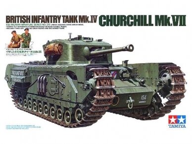 Tamiya - British Infantry Tank Mk.IV Churchill Mk.VII, 1/35, 35210