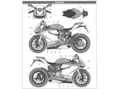 Tamiya - Ducati 1199 Panigale S Tricolore, 1/12, 14132 11