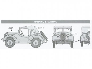 Tamiya - Mitsubishi Ki-46 III Type 100 & 4X4 Light Vehicle Kurogane Set, 1/48, 25217 12