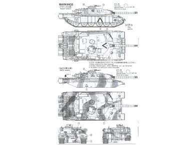 Tamiya - British main battle tank Challenger 1 Mk.3, 1/35, 35154 7
