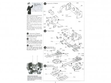 Tamiya - German 8 ton Semi Track 20mm Flakvierling Sd.Kfz 7/1, 1/35, 35050 7