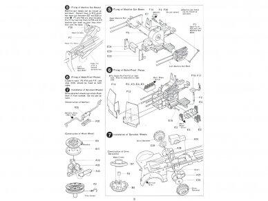 Tamiya - German 8 ton Semi Track 20mm Flakvierling Sd.Kfz 7/1, 1/35, 35050 8