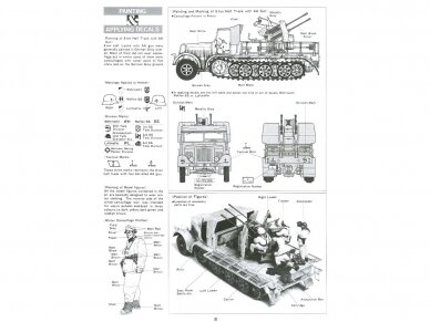 Tamiya - German 8 ton Semi Track 20mm Flakvierling Sd.Kfz 7/1, 1/35, 35050 6