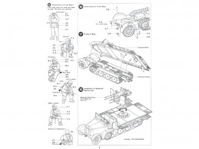 Tamiya - German 8 ton Semi Track 20mm Flakvierling Sd.Kfz 7/1, 1/35, 35050 12