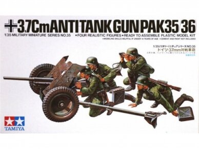 Tamiya - 3.7cm Anti-Tank Gun (PaK 35/36), 1/35, 35035