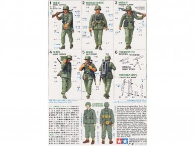 Tamiya -  German Machine Gun Crew On Maneuver, 1/35, 35184 1