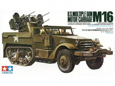 Tamiya - U.S. Multiple Gun Motor Carriage M16, 1/35, 35081