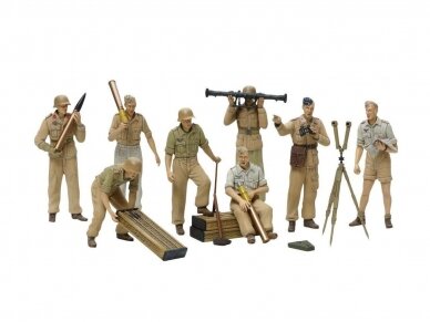 Tamiya - German Africa Corps Luftwaffe Artillery Crew Set, 1/35, 35343 2