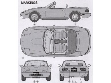 Tamiya - Mazda Eunos Roadster, 1/24, 24085 5