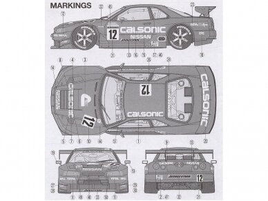 Tamiya - Nissan Calsonic Skyline GT-R (R34), 1/24, 24219 7