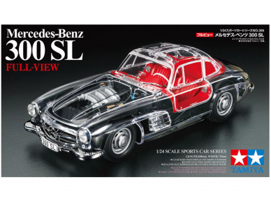 Tamiya - Mercedes-Benz 300SL Full-View, 1/24, 24366