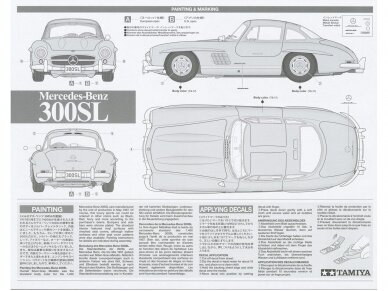 Tamiya - Mercedes-Benz 300SL Full-View, 1/24, 24366 7