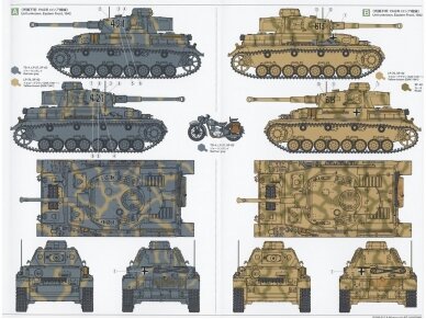 Tamiya - Panzerkampfwagen IV Ausf G. Early Production & Motorcycle Eastern Front, 1/35, 25209 13