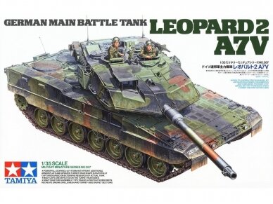 Tamiya - Leopard 2 A7V German Main Battle Tank, 1/35, 35387