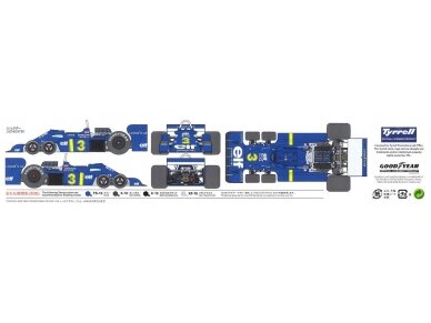 Tamiya - Tyrrell P34 SIX WHEELER 1976 JAPAN GP (w/PHOTO-ETCHED PARTS), 1/20, 20058 2