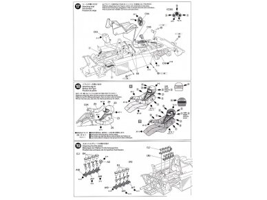 Tamiya - Tyrrell P34 SIX WHEELER 1976 JAPAN GP (w/PHOTO-ETCHED PARTS), 1/20, 20058 14