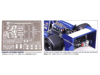 Tamiya - Tyrrell P34 SIX WHEELER 1976 JAPAN GP (w/PHOTO-ETCHED PARTS), 1/20, 20058 3